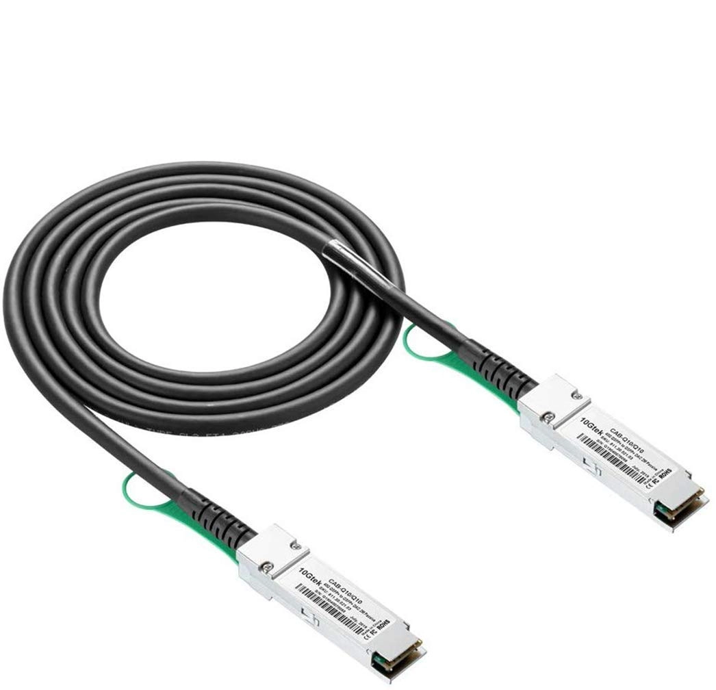 10Gtek 40G QSFP+ DAC Cable - 0.5m