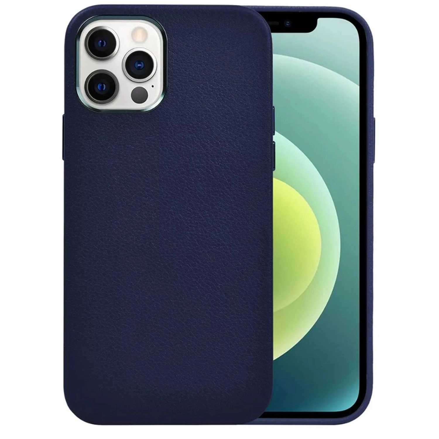 Calfskin Genuine Leather Case for iPhone 13 Pro