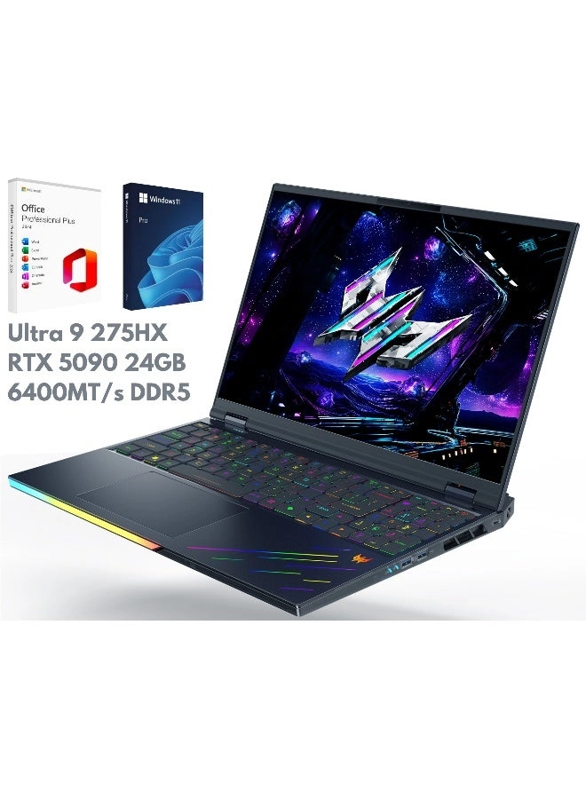 Predator Helios 16 AI NH.QW2EM.001 - 16'' Core Ultra 9-275HX 64GB DDR5 4TB SSD