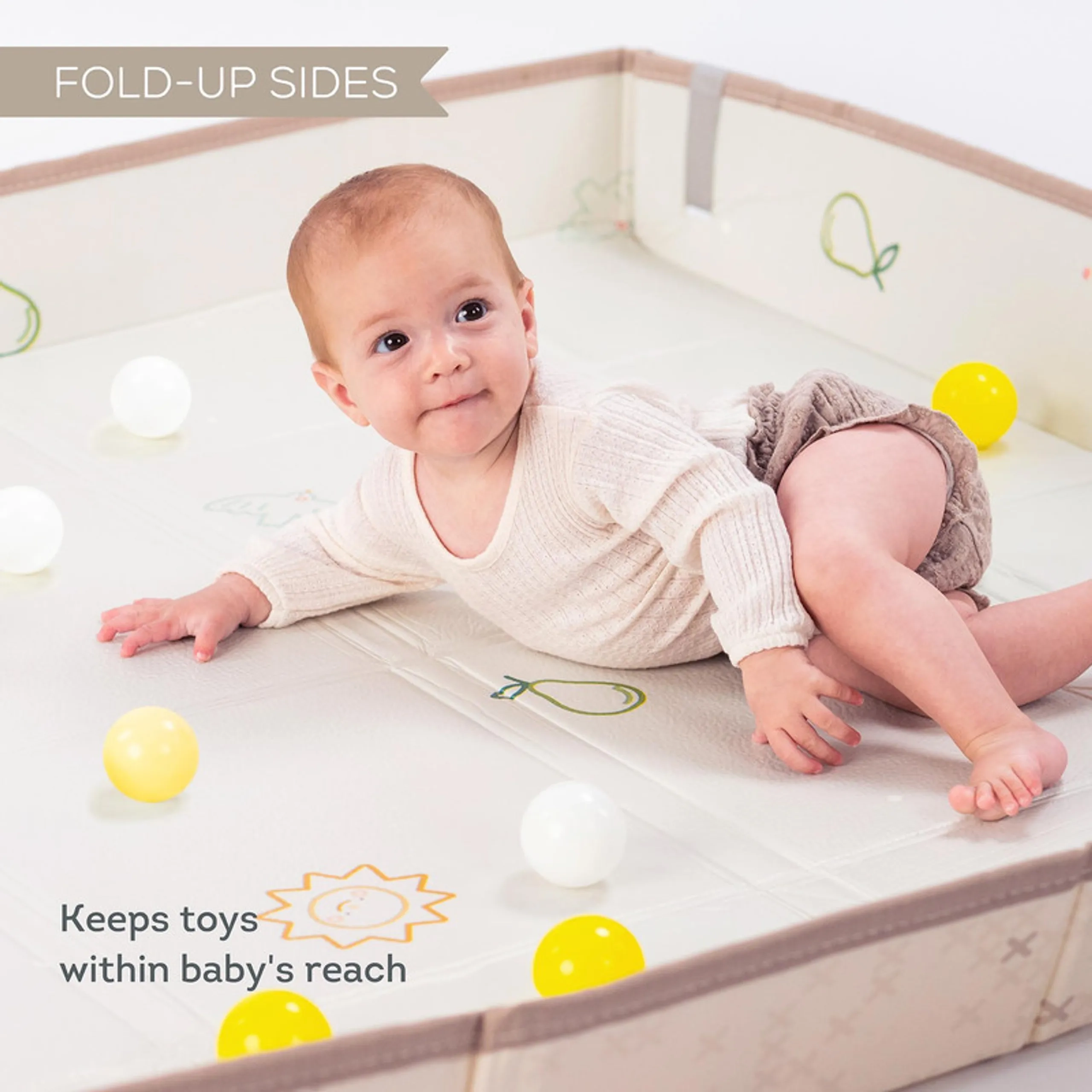 Fold'n Fun Playmat - Suitable for 0 month & above