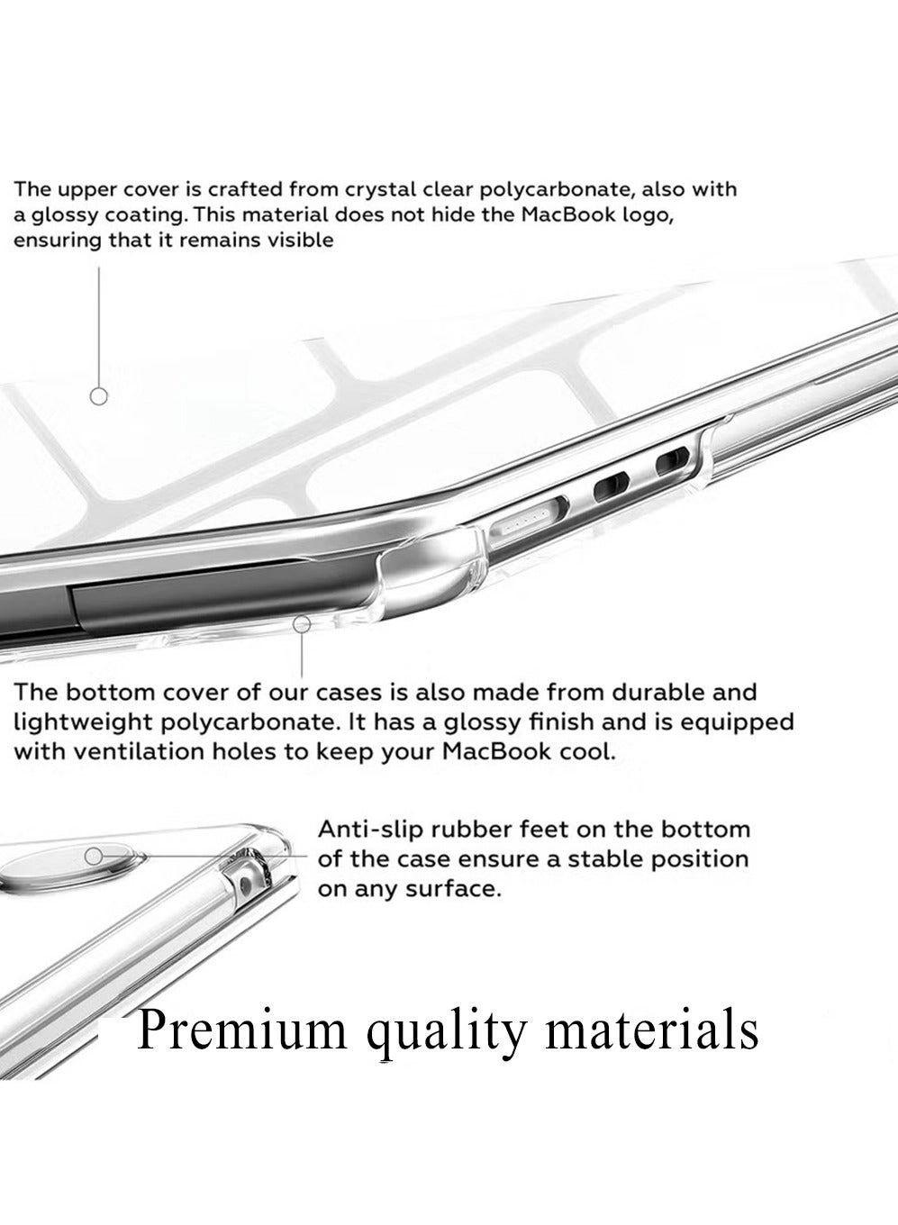 MacBook Air Case for 13.6-Inch (2024, 2023, 2022)