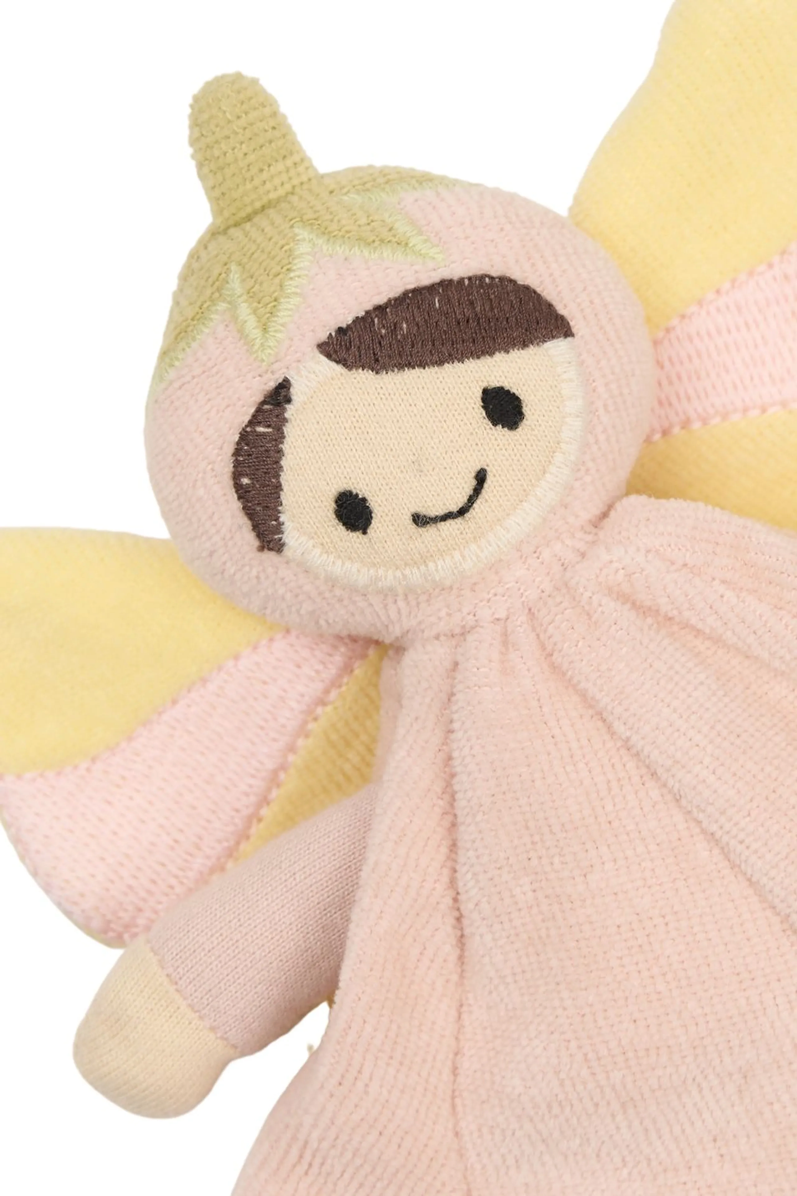 Fairy Plush Toy - 15 cm Organic Cotton Peach Whip