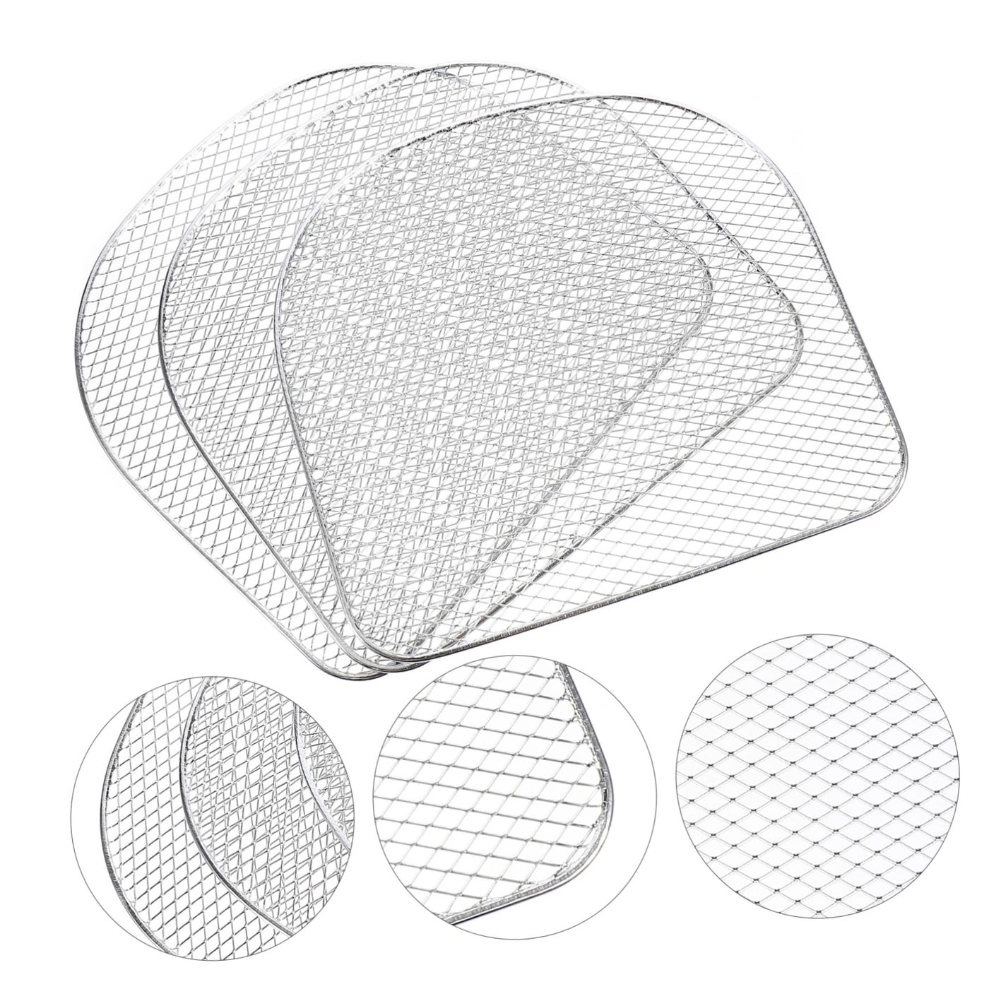 Stackable Air Fryer Rack - Stainless Steel 3 Pcs