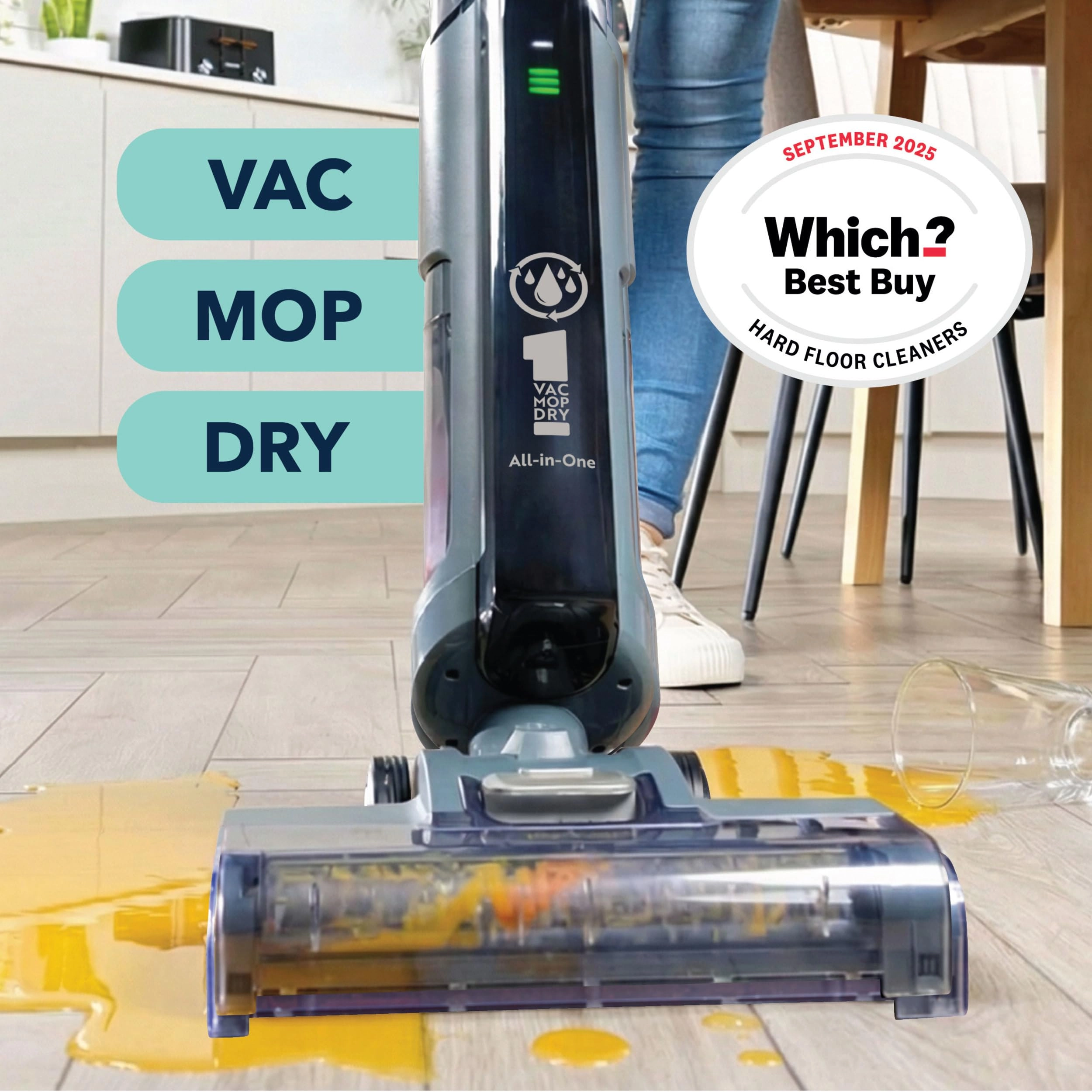 All-in-One Floor Cleaner - Wet/Dry 25 minutes