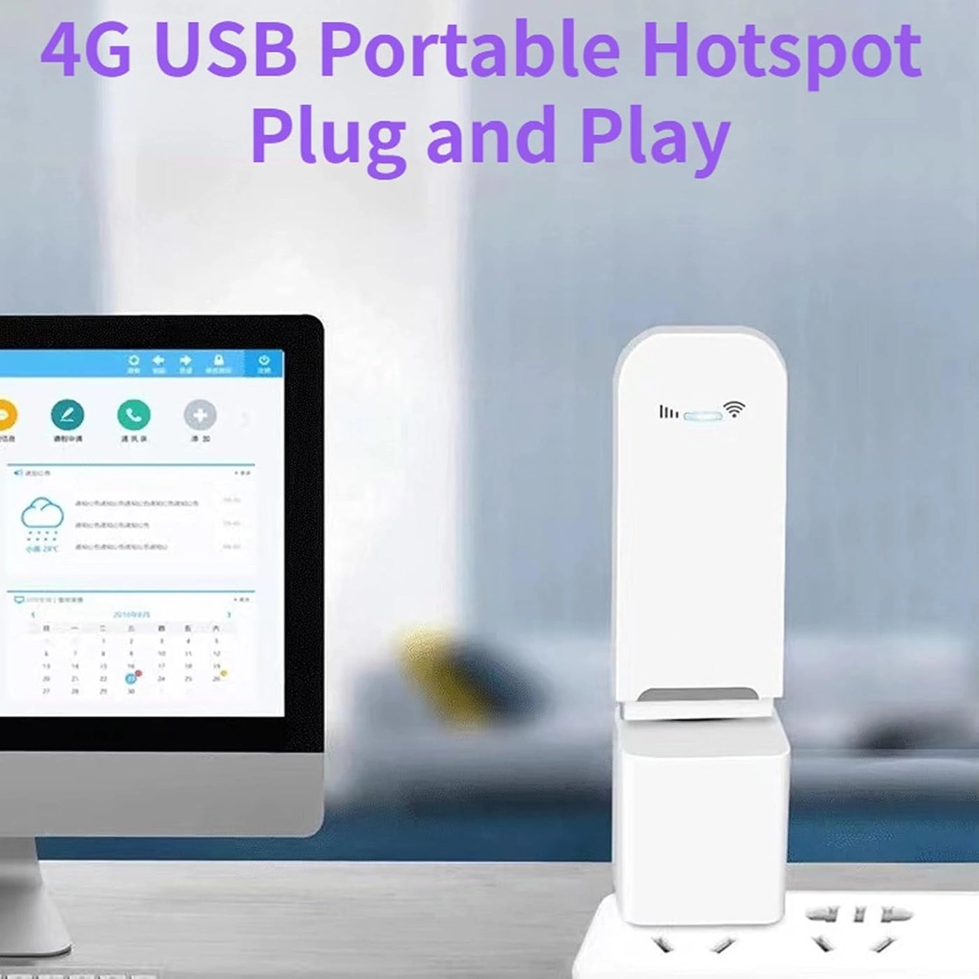 klarako 4G USB WiFi Router - 150Mbps