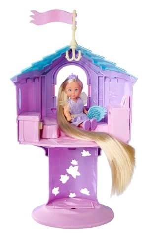 Evi Love Rapunzel Tower - 32 cm Extra Long Hair Ages 3+