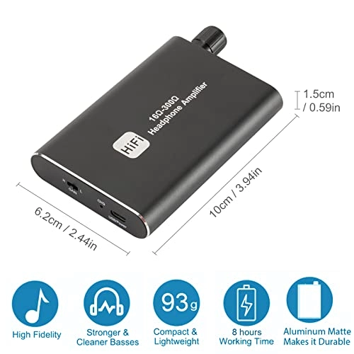 Headset Amplifier - 600mAh 3.5mm Aluminum