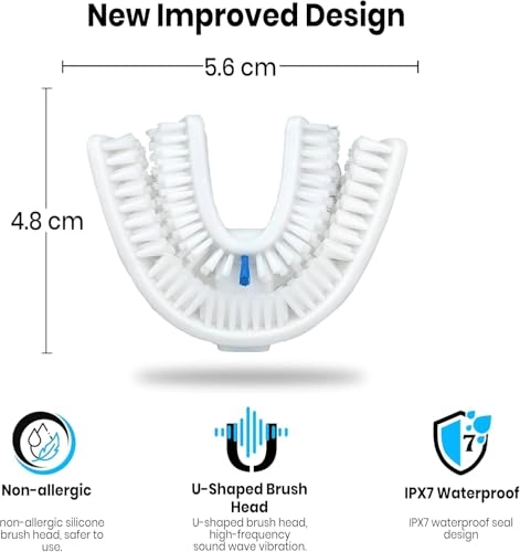U-Shaped Replacement Head - Silicone Adult 1-Pack
