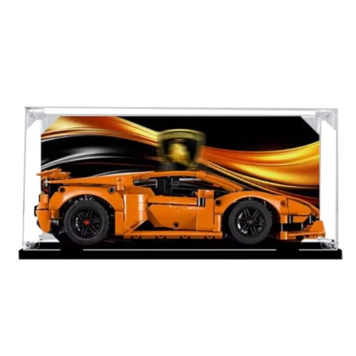Acrylic Dustproof Display Case - 33x15x15 cm 42196 Orange Roadster
