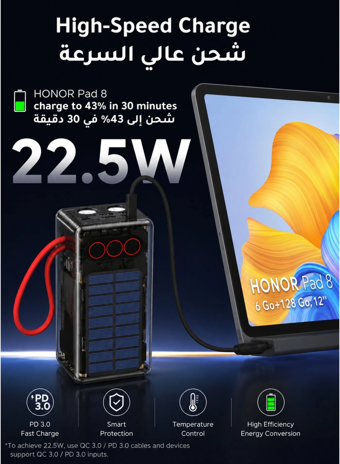 N-40 - 50000mAh 22.5W