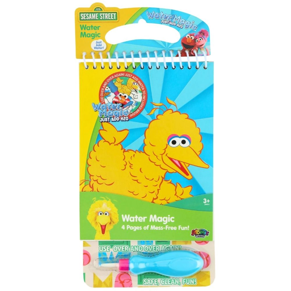 Sesame Street Water Magic Big Bird Cloth Book - 3 years+