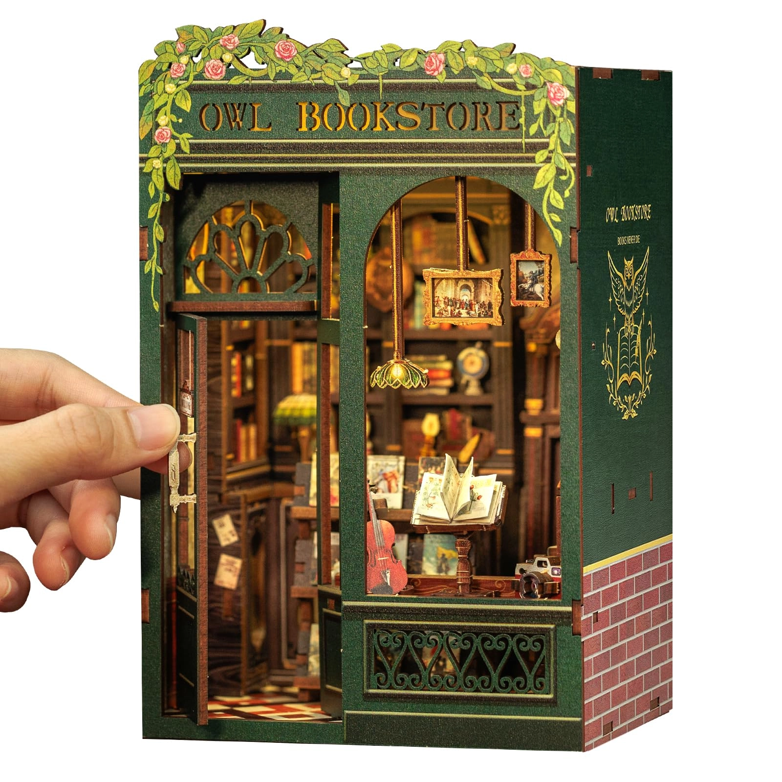 Book Nook Kit - Owl Bookstore