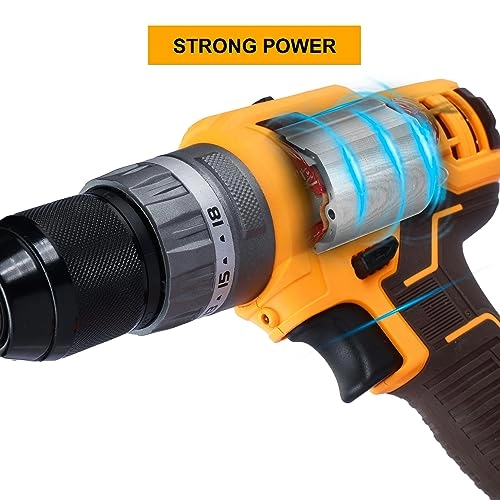 20V Cordless Impact Drill - 2x2.0Ah