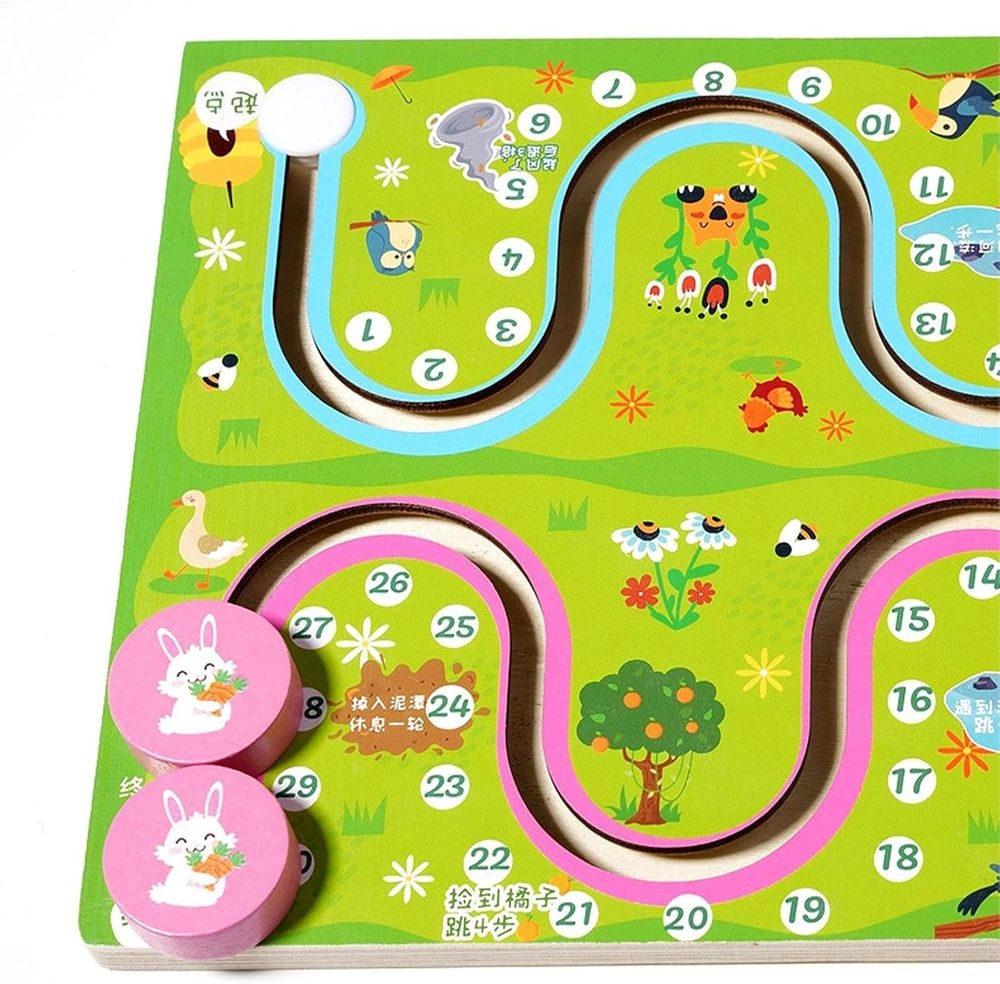 Wooden Maze Battle Game - 3 +