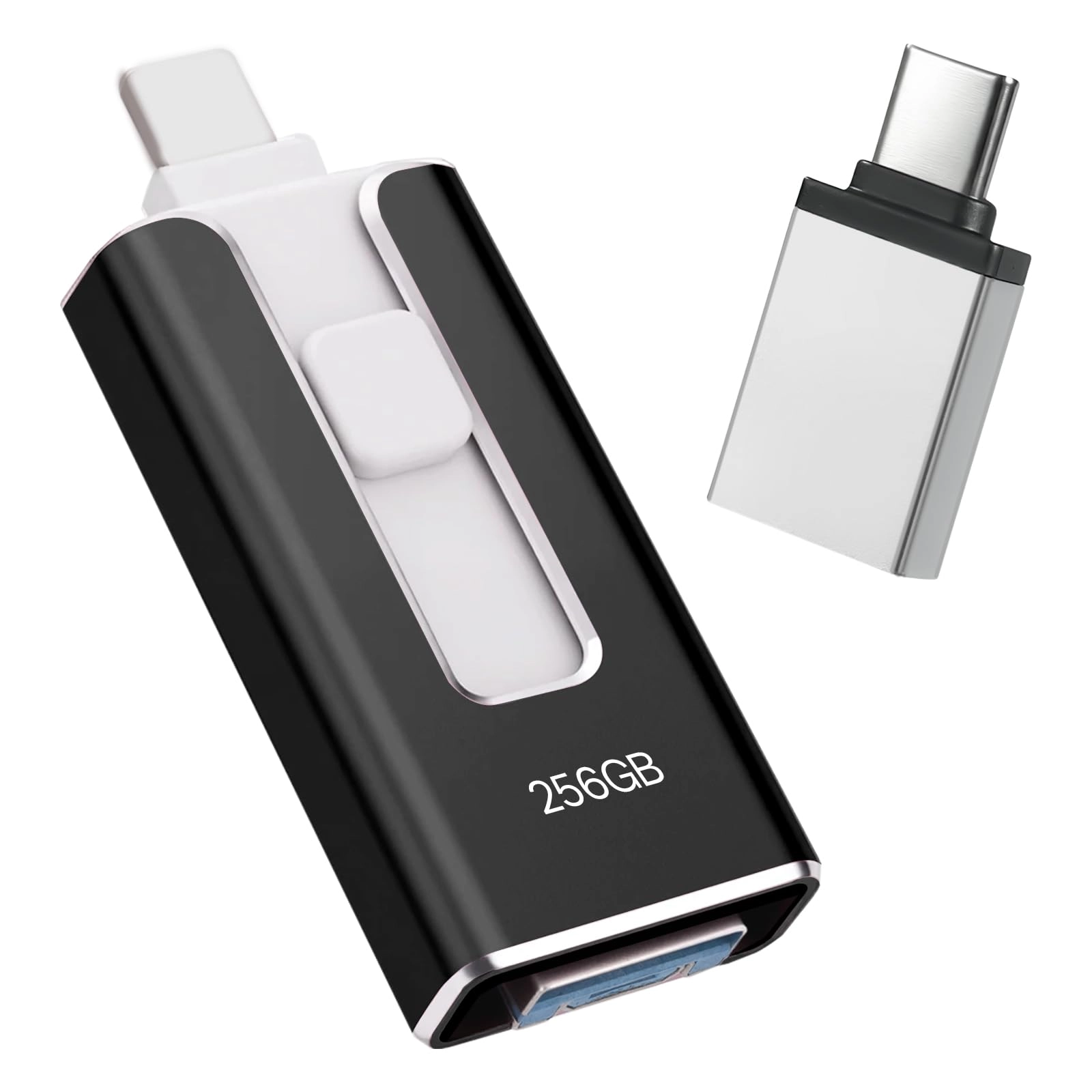 LIDOUYA USB Stick - USB 3.0 Lightning Micro USB USB-C 256GB