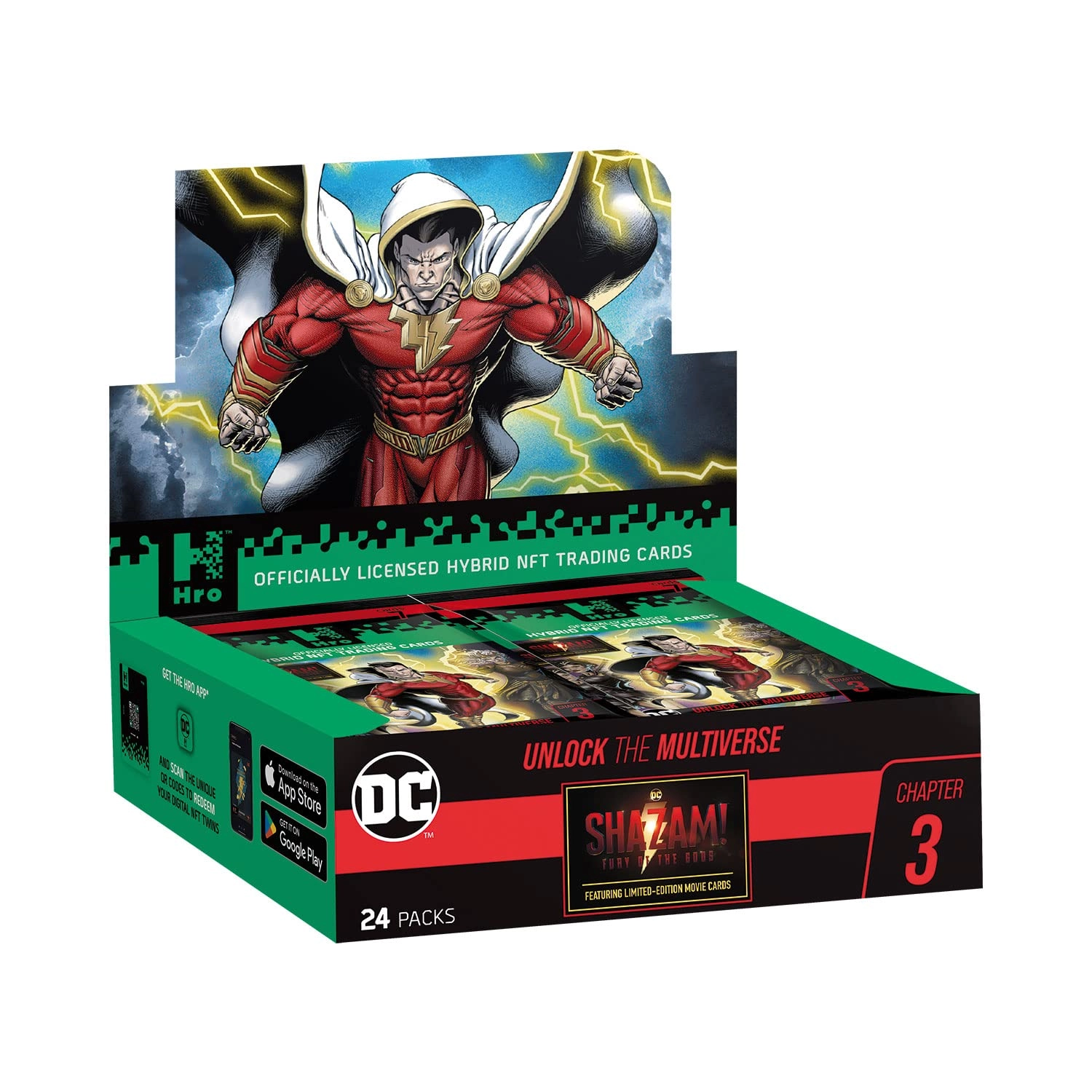 Hro Hybrid Trading Cards - Chapter 3: Shazam Mega Booster Box - 168pcs