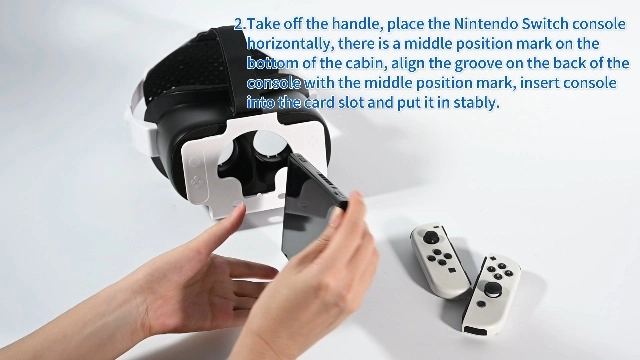 VR Headset for Nintendo Switch - Adjustable HD Lenses Head Strap