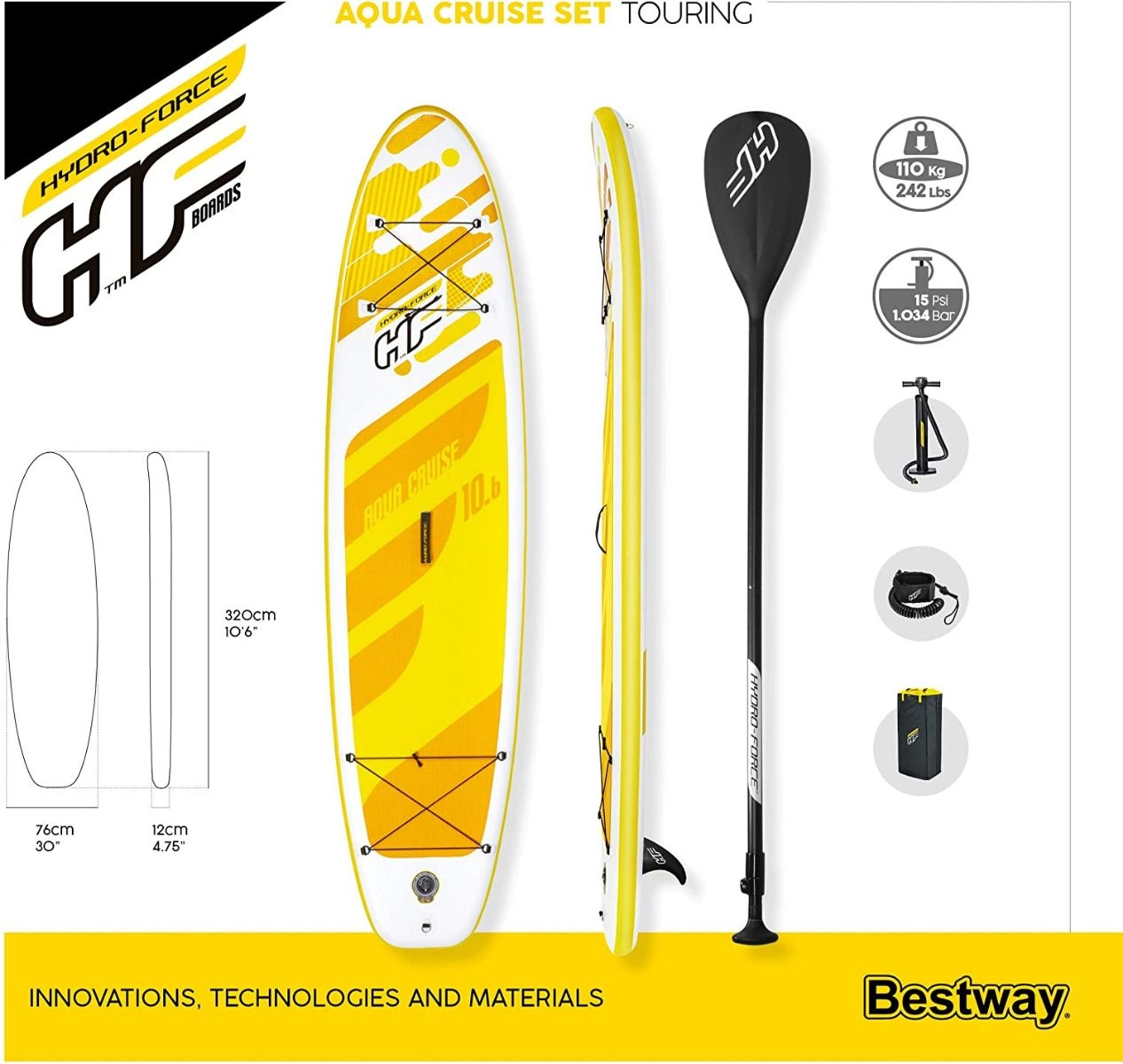 Hydro-Force Aquacruise - stand-up paddleboard