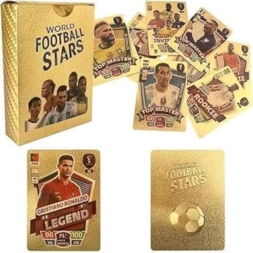 World Cup 2024 Football Star Cards - 55pcs
