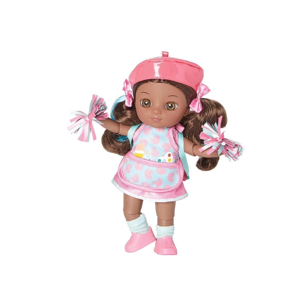 Madame Alexander doll Company It's All Me! Artist + Cheerleader Doll - 8" Dark Skin Ages 3+