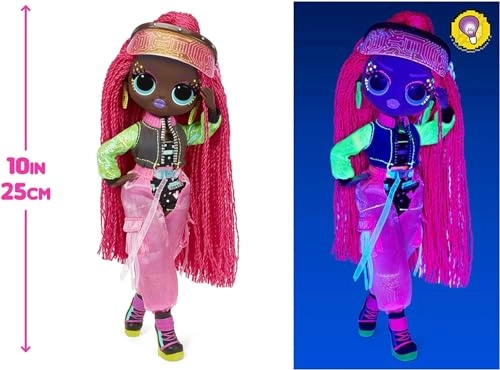 Virtuelle Fashion Doll - 15 Surprises TV Package Magic Blacklight Ages 4+