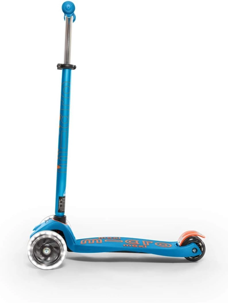 Maxi Deluxe 3-Wheel Kick Scooter – 120/80 mm LED
