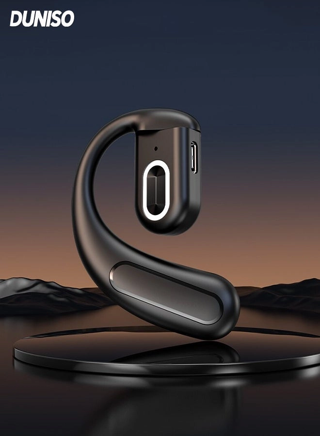 DUNISO AI Real-time Translation Earphones - Single-ear Wireless Bluetooth Hanging
