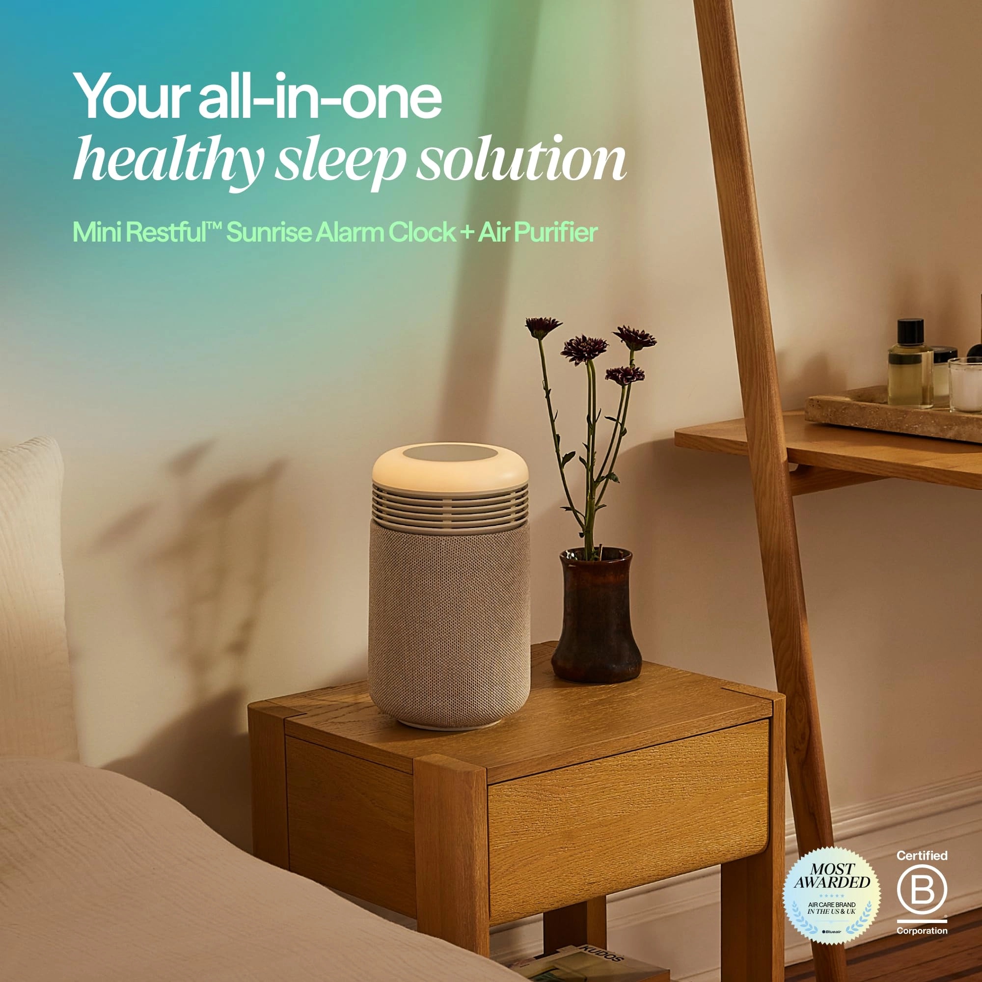 Mini Restful - HEPASilent Wake-Up Light USB-C Charging