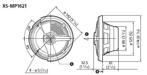 XSMP1621 - 6 12Inch 70 Watts