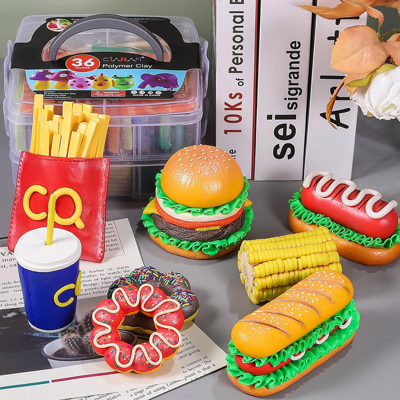 Polymer Clay Starter kit - Nontoxic 36 piece(s)