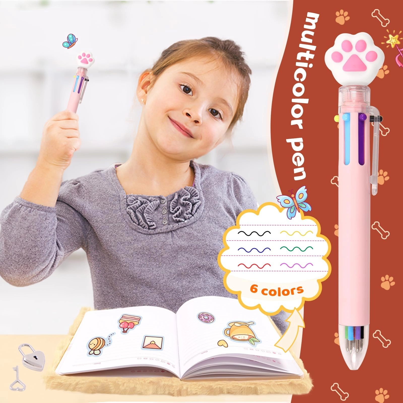 French bulldog Diary Gift Set