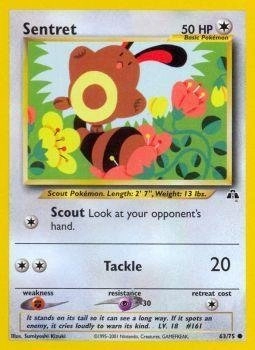 Pokemon USA, Inc. Sentret 63 - Neo Discovery