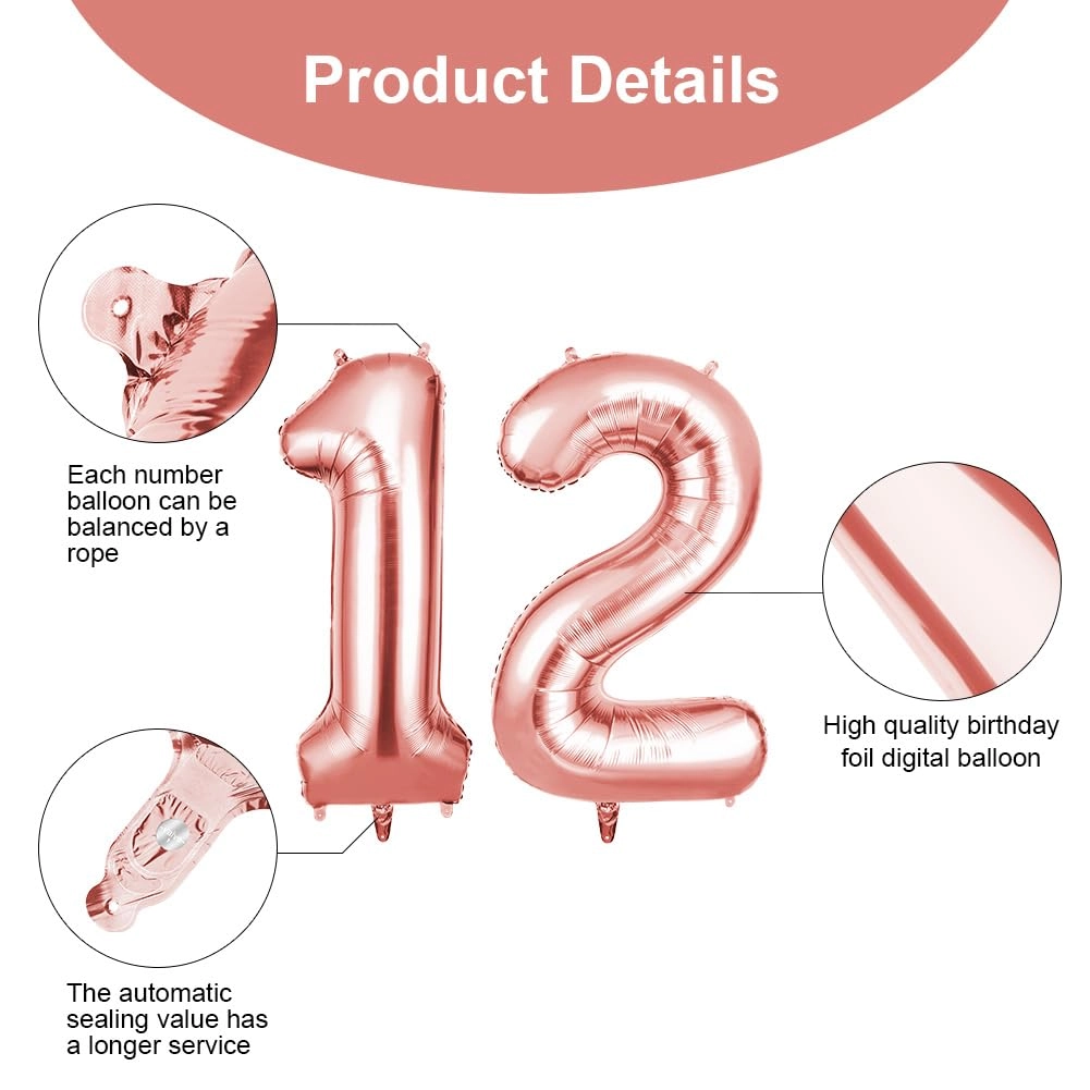 Number 12 Balloon - 2 piece(s)