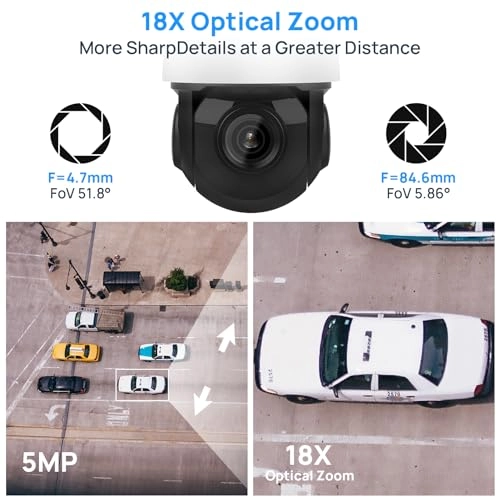 5MP PTZ PoE IP Camera
