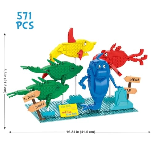 One Fish Two Fish - Dr. Seuss 571 pcs