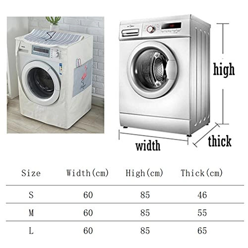 Washer Dustproof Cover - Front Load S Natural Botany