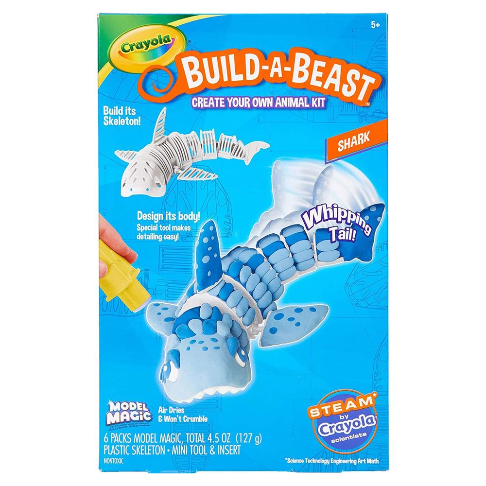 Crayola Build-A-Beast Shark - 5+ years