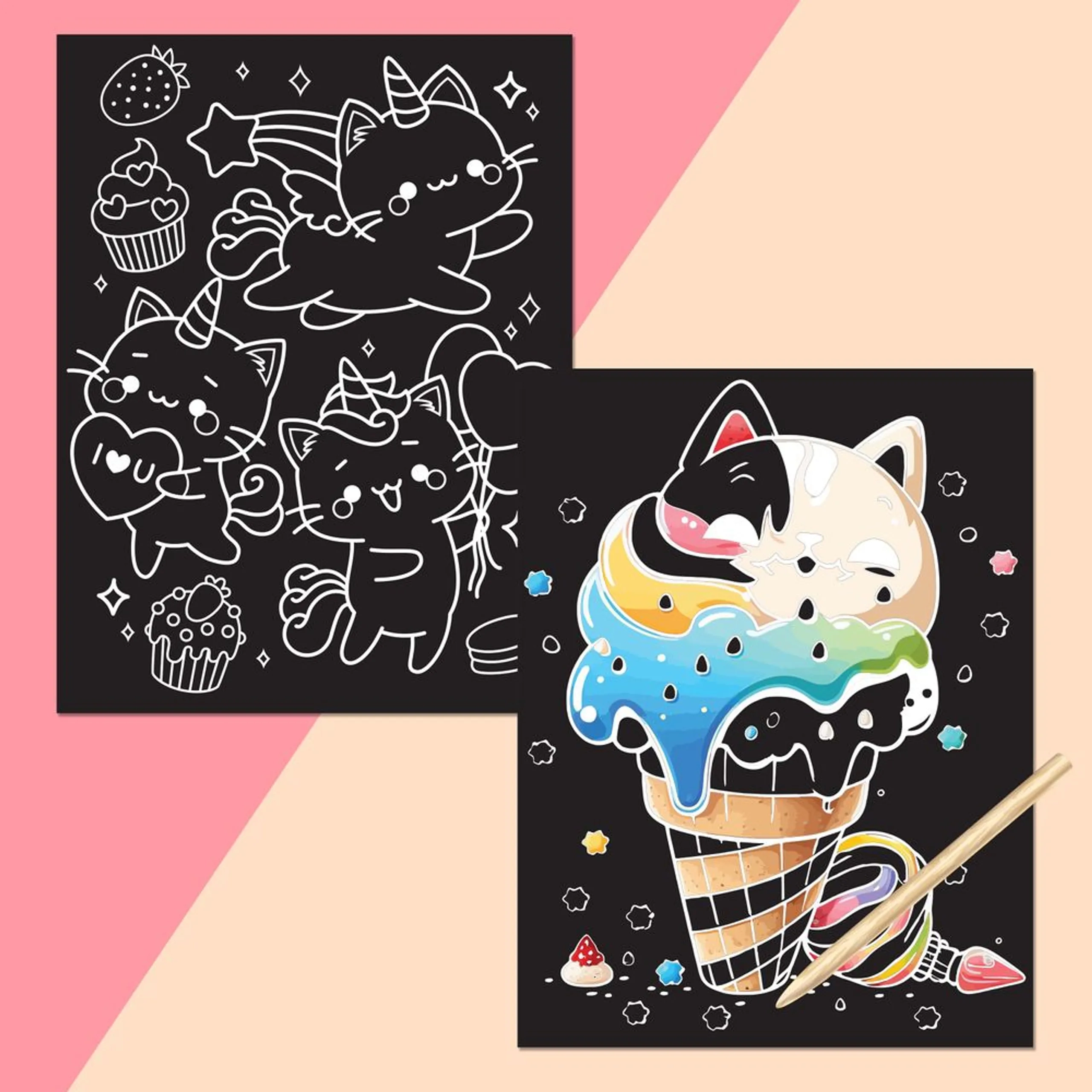 Scratch Surprise Art & Craft Activity Kit - 3+ years