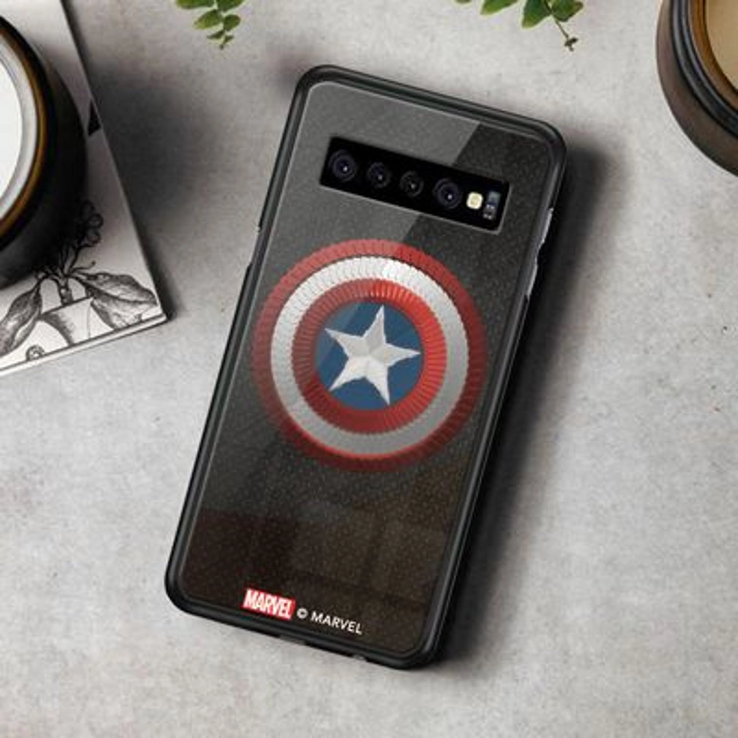 Vibranium Shield Back Case for Galaxy S10