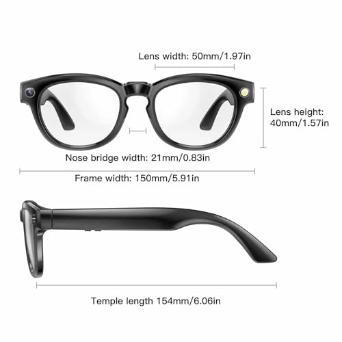 AI Translation Glasses - 134 languages IP65 waterproof Wireless calls