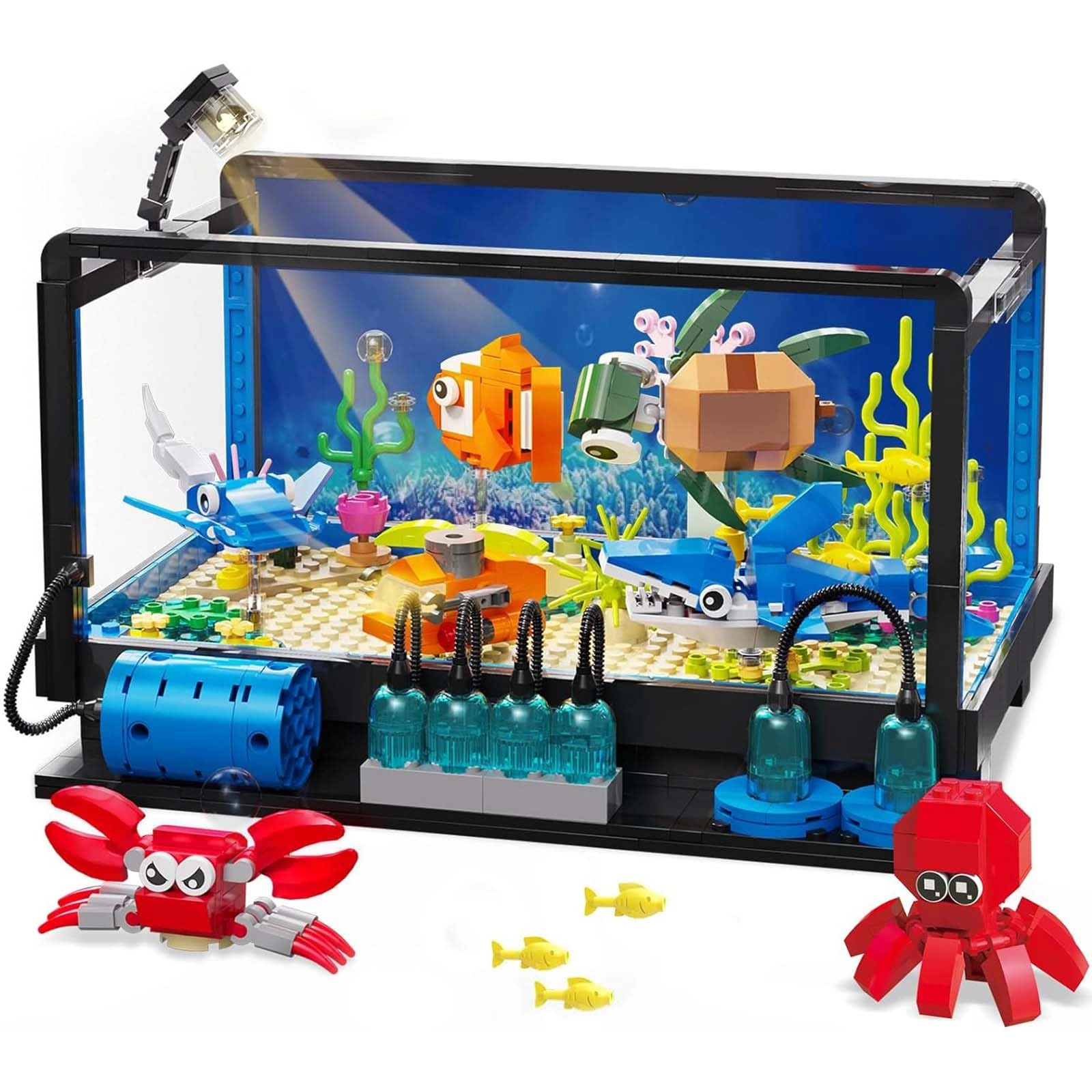 TOY PLAYER Aquarium Building Kit - 625 pcs