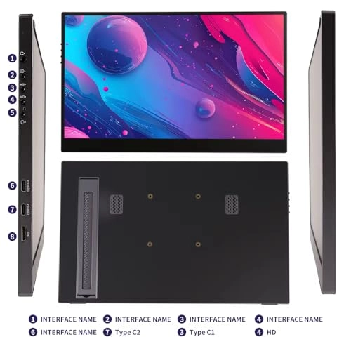 Wireless Display Portable Monitor - 1080P 15.6 inch