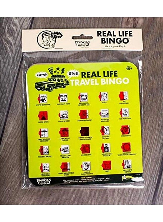 Breaking Games Real Life Travel Bingo - Multi Color 2 Pack