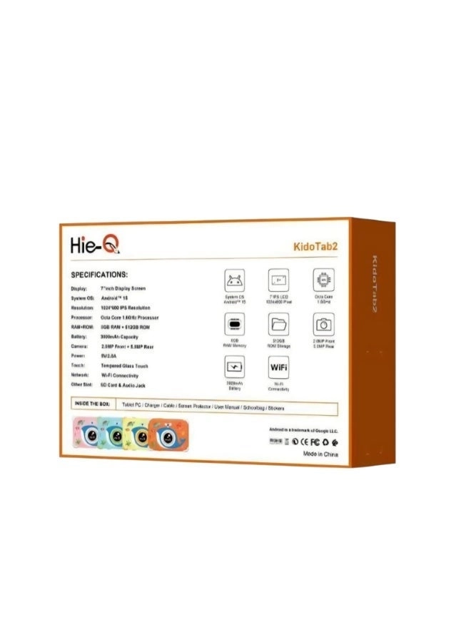 KidoTab2 - 1GB 7in 8GB