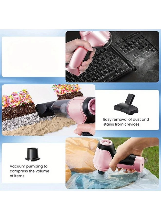 4-in-1 Wireless Handheld Vacuum Cleaner - 2000mAh