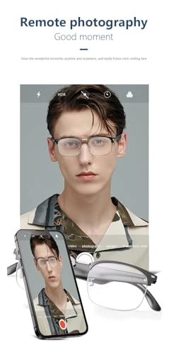 Ai Translator Glasses - 144 Languages Open Ear Music