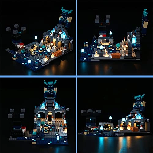 Led Light Kit Compatible with Lego Minecraft The Deep Dark Battle