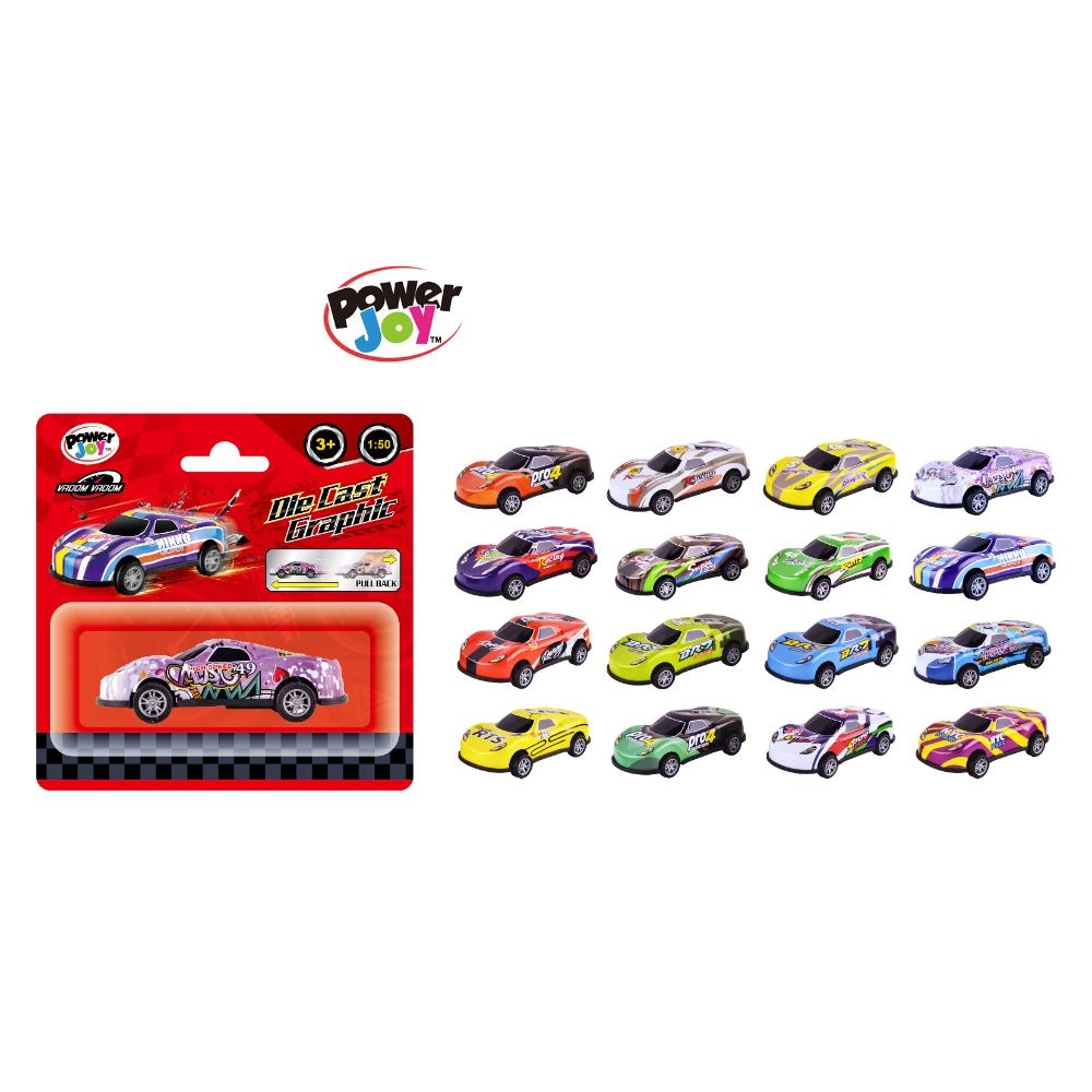 Vroom Vroom Diecast Funky Car - 1pc