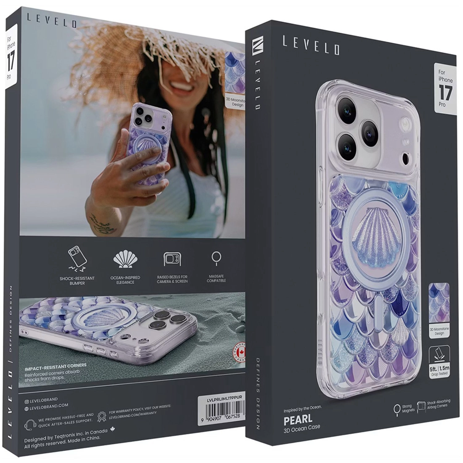 Pearl 3D Ocean Case with MagSafe for iPhone 17 Pro