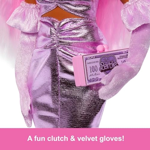 Barbie Deluxe Style Barbiecore Outfit - 29.5 cm Pink Hair Ages 4+